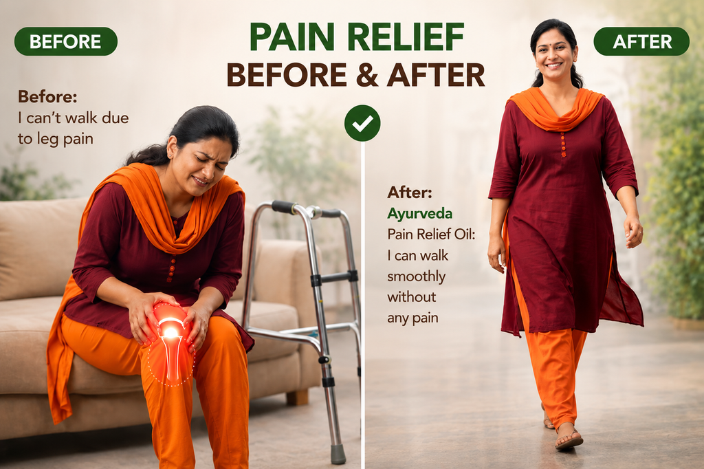 Ayurveda Pain Relief Oil – Natural Ayurvedic Relief for Joint, Muscle & Body Pain